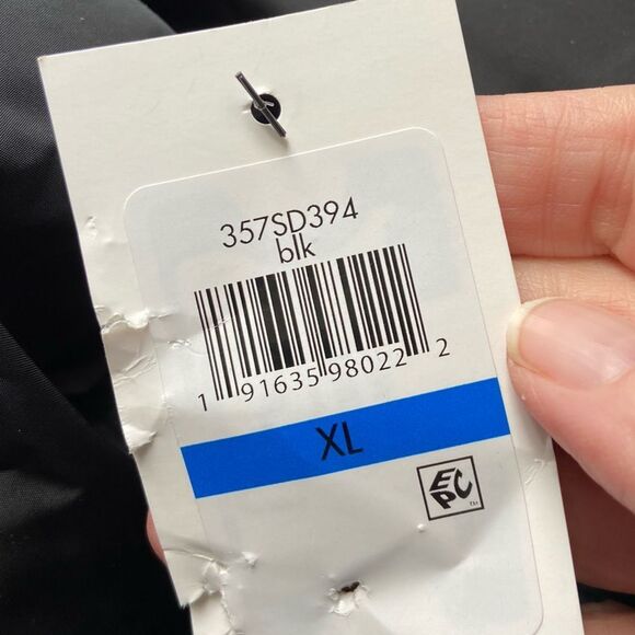 NWT Cole Haan Signature Asymmetrical Collar Convertible Coat 40in size XL - Picture 13 of 13